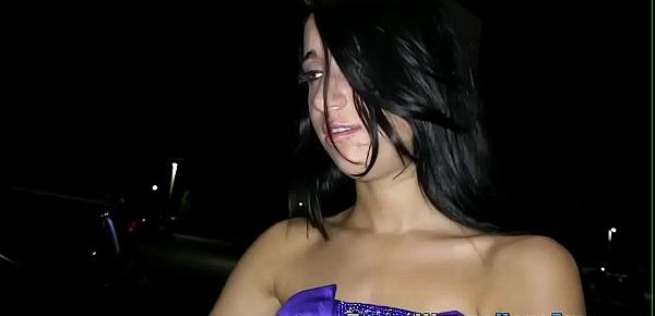  Prom teen gets pussy pounded and spermed